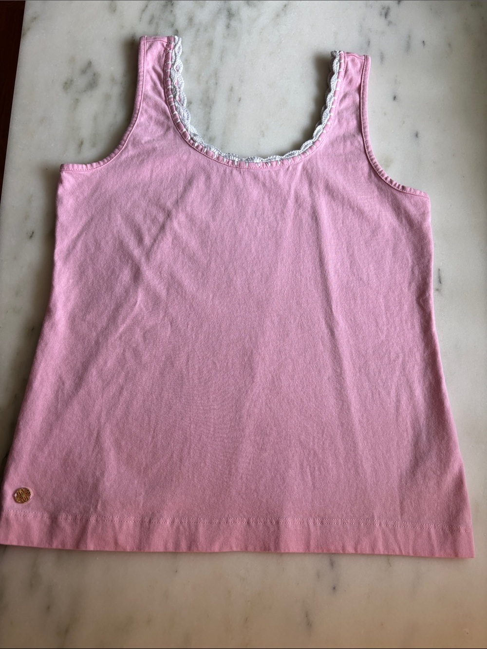 Lilly Pulitzer Gabby Crochet knit Tank Top XXS